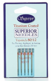 Superior Needles Topstitch 80/12 Qty 5