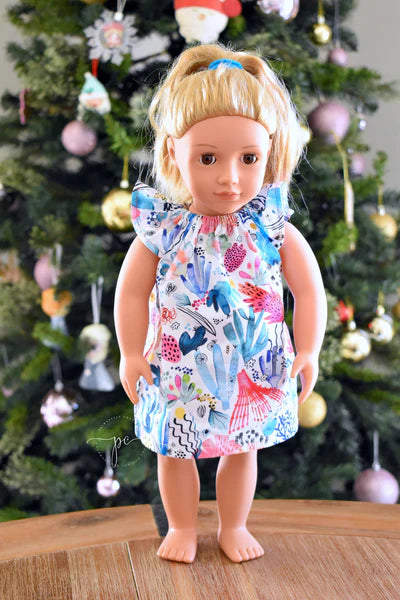 TPD001 Doll Seaside Dress & Top Pattern