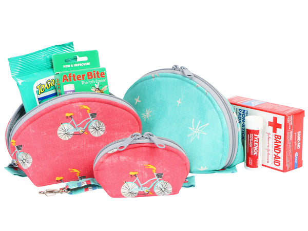 Clam Up Zippered Pouches PBA275