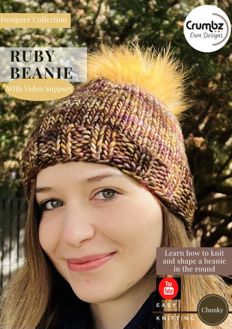 COD041 Ruby Beanie (e-pattern + video tutorial)