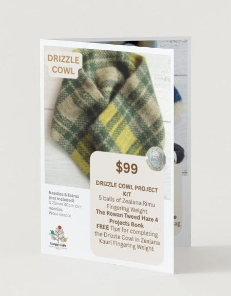 Drizzle Cowl | Kauri Fingering Weight Project Kit
