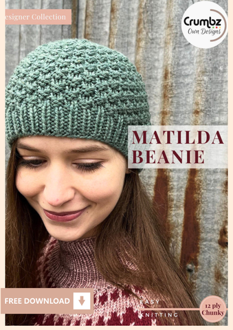 Matilda Beanie (FREE e-pattern) COD057