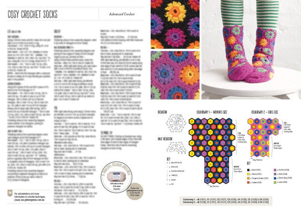 0019 Cosy Crochet Socks Leaflet
