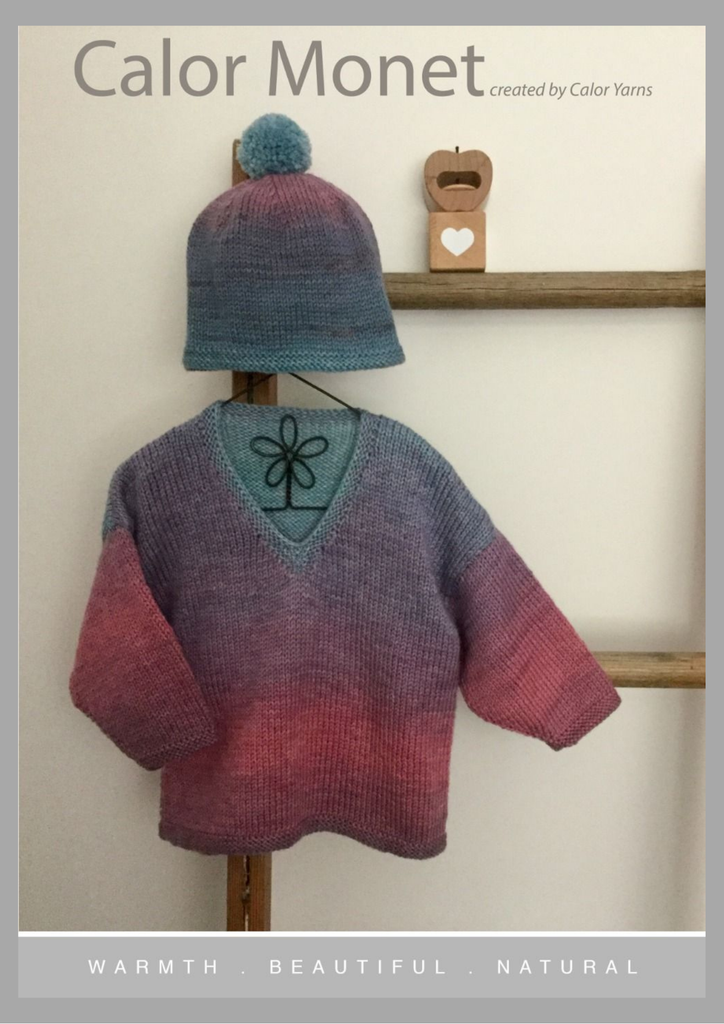 CY201 Bubblegum Sweater & Beanie (e-pattern)