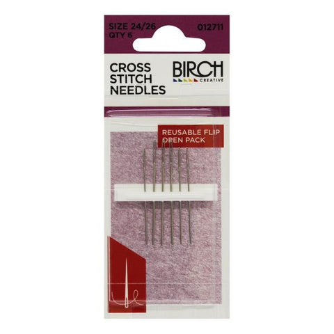 Cross Stitch Needles Size 24/26 Qty 6 012711