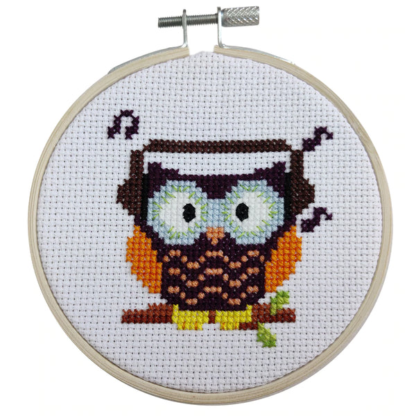 Musical Owl Cross Stitch Kit 585249-CS19