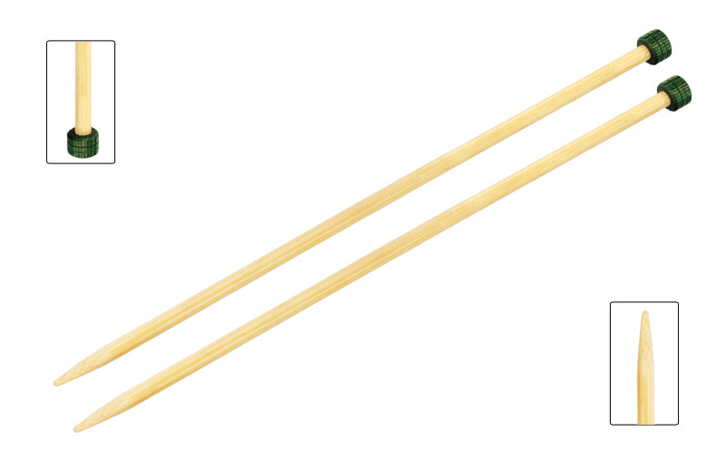 Bamboo Single Pointed Needles 30cm