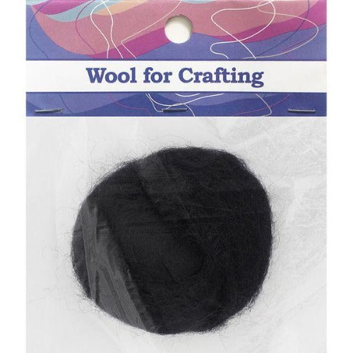 Combed Wool 10g Black