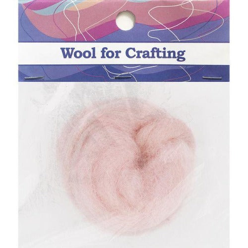 Combed Wool 10g Light Pink
