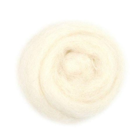 Combed Wool 10g White