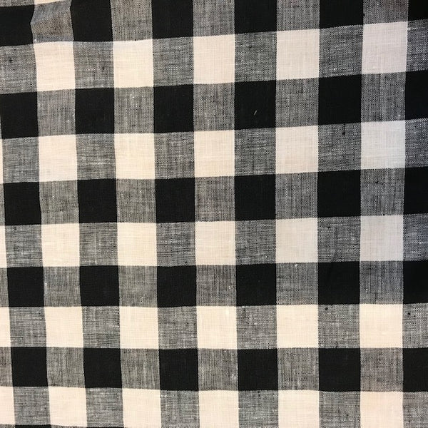 Large Check Linen
