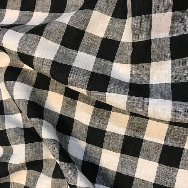 Large Check Linen