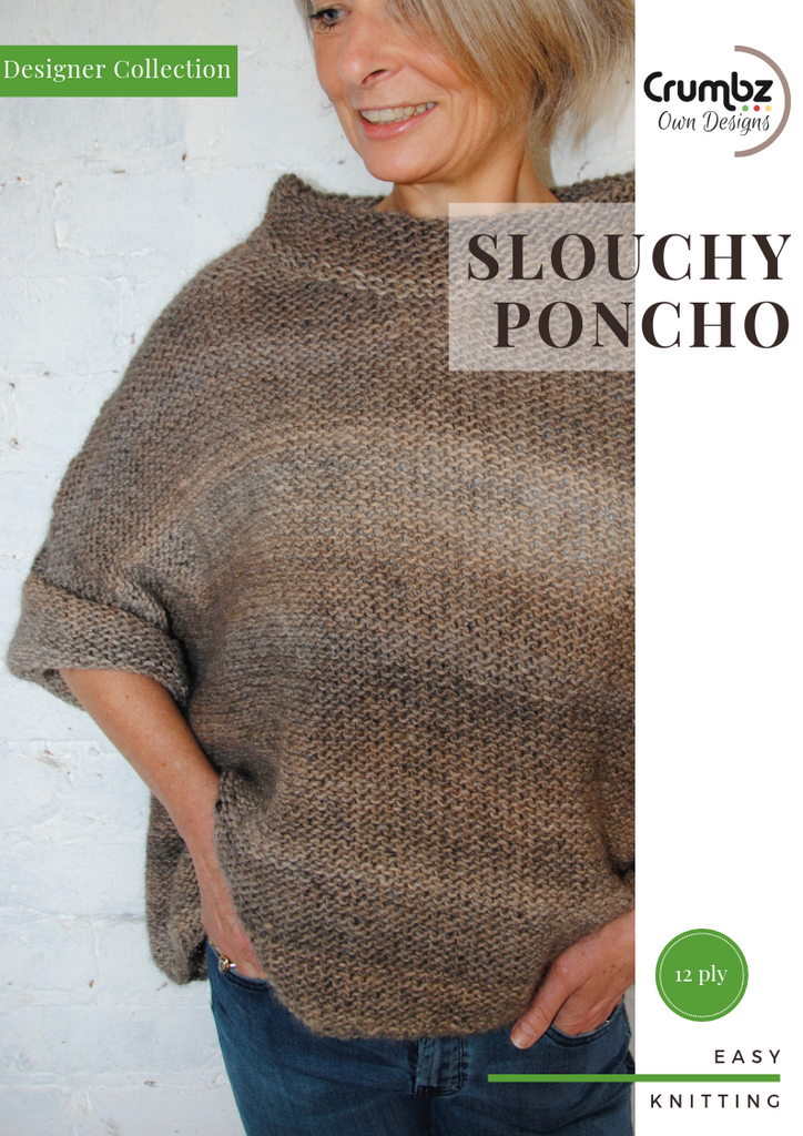 COD001 Slouchy Poncho 12 ply (e-pattern)