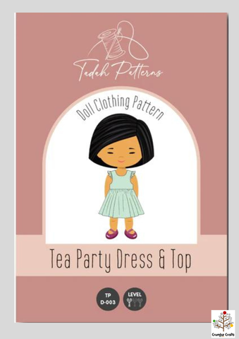 TPD003 Doll Tea Party Dress & Top Pattern