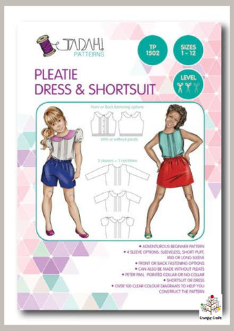 TP1502 Pleatie Dress & Short Suit