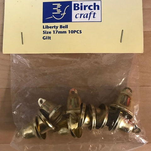 Liberty Bell 17mm Gold Pack 10 020172