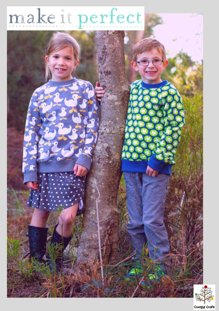MP064 Little Scout Sweatshirt &  Skirt Pattern