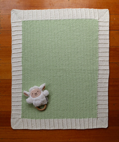 4454 Minty Baby Blanket (e-pattern)