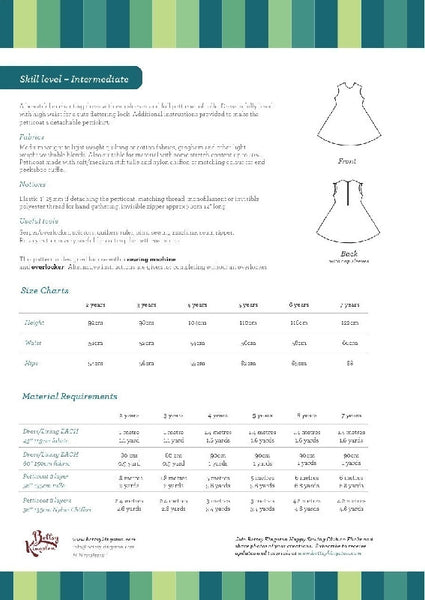 BK180 Peekaboo Dress Pattern