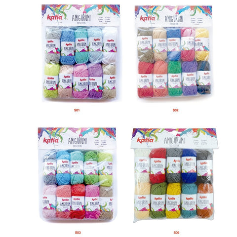 Amigurumi Multicolour Cotton 5ply Packs